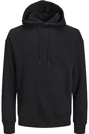 JACK & JONES Męska bluza z kapturem, jednokolorowa bluza z kapturem, , L