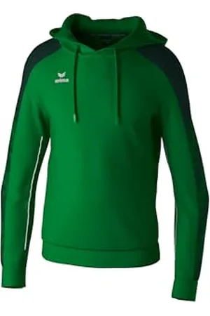Erima Uniseks Dzieci Bluza z Kapturem EVO STAR (1072403), Smaragd, Pine Grove, 140