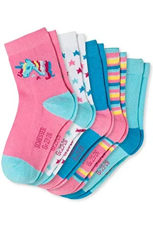Schiesser Mädchen Kinder 5 Pack Socken Kids Strümpfe - Größe 19 bis 37