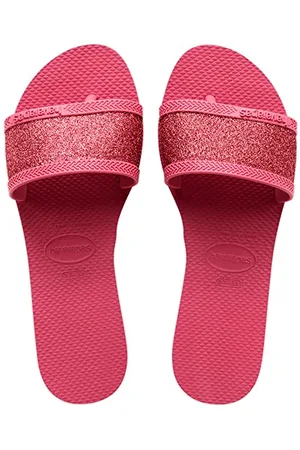 Havaianas Damskie sandały Angra Glitter Slide, Aksamitna róża, 35/36 EU