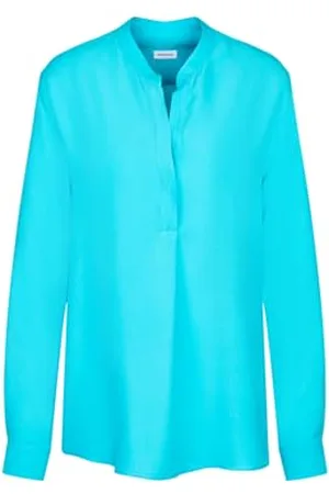 Seidensticker Bluzka damska - Fashion Bluzka - Regular Fit - Stójka - Długi rękaw - 100% wiskoza, , 40