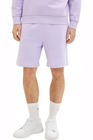 TOM TAILOR Męskie 1035678 Bermudy Spodnie dresowe, 31042-Lilac Vibe, S, , S