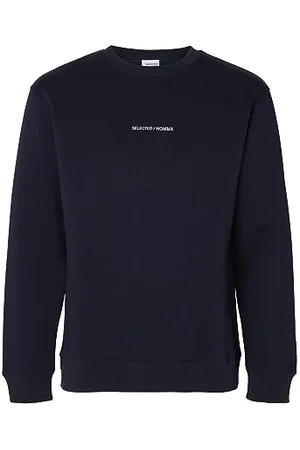 SELECTED Męska bluza haftowana, , XXL