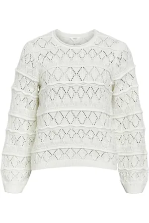 Object Damski sweter z dzianiny Objliva L/S O-Neck Knit Noos, , S