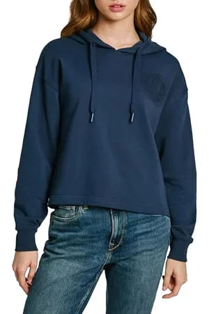 Pepe Jeans Bluza damska Estrid, niebieska, M, , M