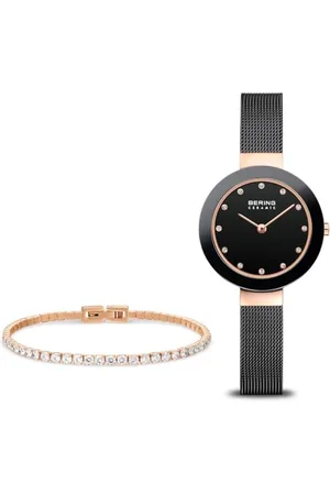 Bering Damen Ceramic Collection Zegarek, 11429-166 z Bransoletą w Kolorze Różowego Złota 646-37-X0