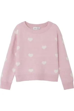 NAME IT Girl sweter z dzianiny z długim rękawem, , 86