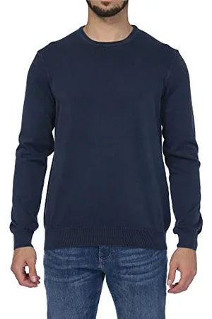 Blauer Męski sweter Maglieria Girocollo, , M