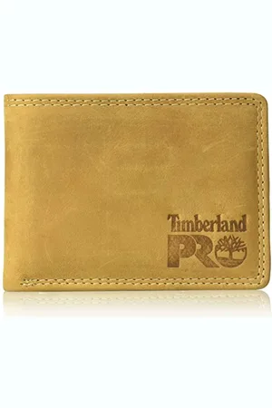 Timberland Męski skórzany portfel RFID ze zdejmowanym portfelem na karty, Pszenica/pullman, jeden rozmiar