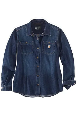 Carhartt Luźny krój, koszula dżinsowa z długim rękawem, , M