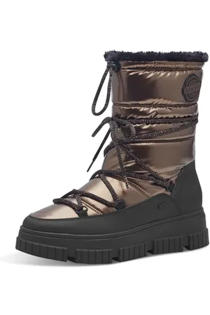 QS by s.Oliver Damskie buty WL Lace Boot 5-26401-43 śniegowce, brązowe, rozmiar 38 EU, , 38 EU