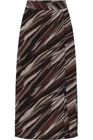 ONLY Onlnova Life VIS Piper Slit Skirt AOP, , XL