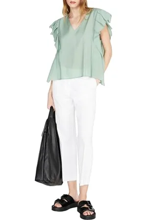 Sisley Womens 52C7LQ04B Blouse, , S, , S