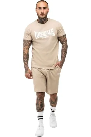 Lonsdale London Męski zestaw t-shirtów i szortów normalny krój MOY, , 3XL, 117193, , 3XL
