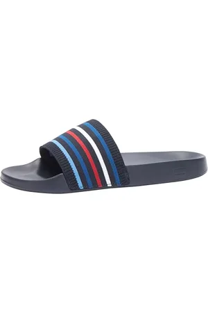 Tommy Hilfiger Damska zjeżdżalnia basenowa Global Stripes Space Blue, 37 EU, , 37 EU