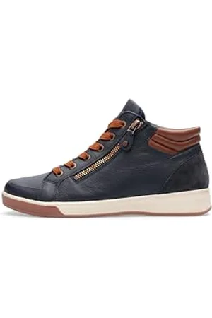 ARA Damskie buty sportowe ROM, niebieskie, kasztanowe, 41 EU, , 41 EU