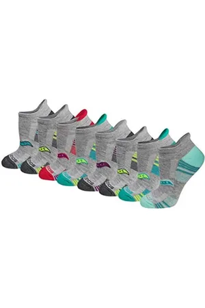 Saucony Damskie skarpety sportowe Rundry Performance Heel Tab Athletic Socks, dostępne w rozmiarach S-L (8, 16, 24 pary), , Medium