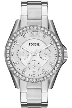 Fossil Kobiety Riley Zegarek, Srebrny, 38 mm