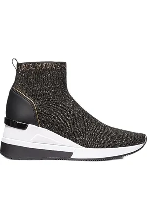 Michael Kors Skyler Bootie, Botki damskie, Czarny/Brązowy, 39 EU, , 39 EU