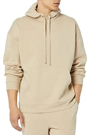 Amazon Męska bluza z kapturem oversize (dostępna w dużych i wysokich), brązowa, XXL