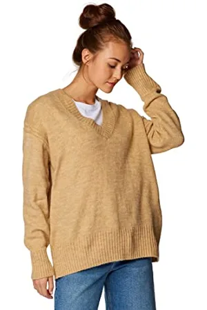 Mavi Damska bluza z dekoltem w serek, , L