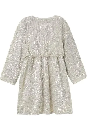 NAME IT Dziewczęca Nkfrantella Ls Dress Keid, , 140