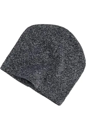 Ulla Popken Damska czapka typu beanie, melanżowa, wewnątrz miękka szorstka czapka z dzianiny, , jeden rozmiar