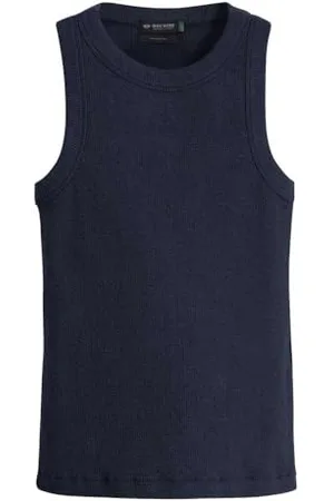 Dockers Rib Knit Tank Tees Navy Blazer, , M