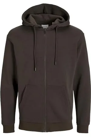 JACK & JONES JJEBRADLEY JJEBRADLEY bluza z kapturem Regular Fit z zamkiem błyskawicznym Uni Zip Pullover Sweater, , S