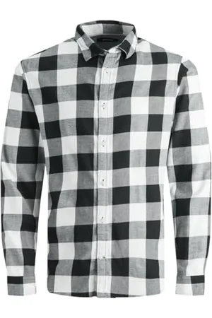 JACK&JONES JUNIOR Chłopięca Jjegingham Twill Shirt L/S Noos Jnr koszula, , 128