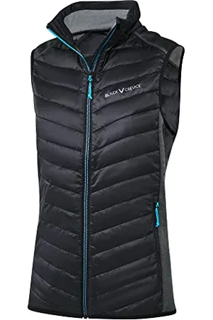 Black Crevice Damska kamizelka hybrydowa, damska kamizelka sportowa w różnych kolorach i rozmiarach, damska kamizelka outdoorowa, izolująca i oddychająca kamizelka damska ze stójką, kamizelka bez