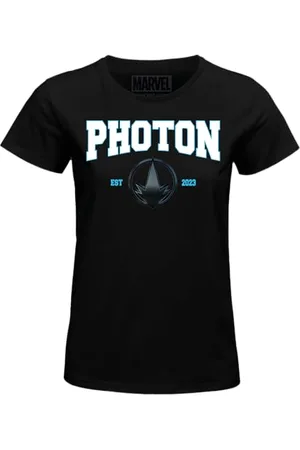 Marvel "Photon EST 2023" WOMAVLSTS001 Koszulka damska, czarna, rozmiar L, , L