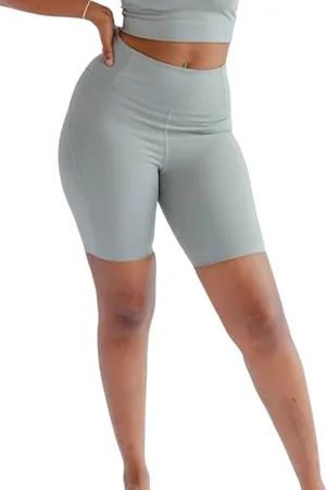 GIRLFRIEND COLLECTIVE Women’s Yoga Shorts High-Rise, Fitness Shorts, Short Leggins, High-Waist Shorts for Yoga and Fitness, Gym and Cycling Shorts