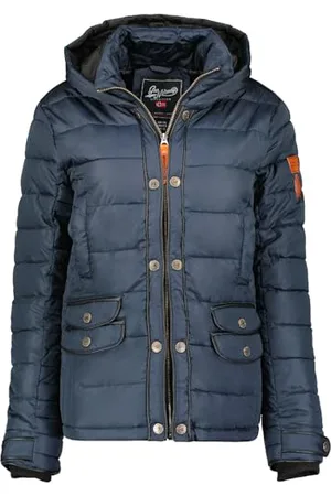 Geographical Norway Dacili Lady Damska kurtka wiatrówka outdoorowa - Damska kurtka z długim rękawem - Płaszcz przeciwdeszczowy na wędrówki, wiosna, lato, jesień, zima ( M), , M