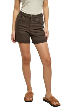 Urban classics Damskie, kolorowe spodnie jeansowe, krótkie spodnie jeansowe dla kobiet, dostępne w wielu różnych kolorach, rozmiary 26-34, , 33
