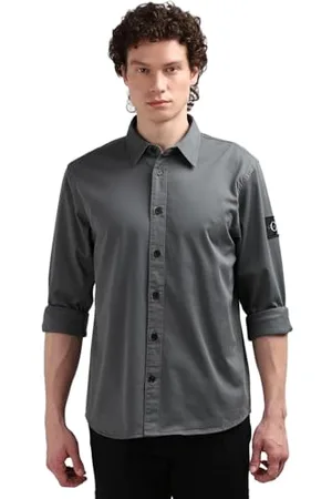 Calvin Klein Jeans Męska koszula z długim rękawem, , XS