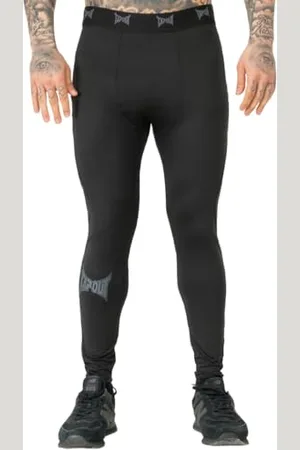 Tapout Męskie legginsy funkcyjne, wąski krój, legginsy treningowe, , S