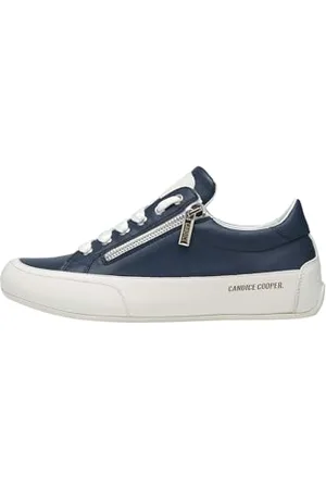 Candice Cooper Rock 1 Zip Chic, Damskie buty, White-Navy, 34 EU, White Navy, 34 EU