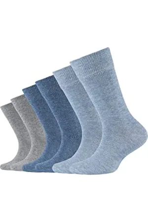 Camano Skarpety (zestaw 6) Chłopięce, Niebieski (Jeans Mix 0024), 31-34