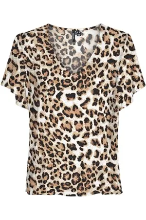 VERO MODA Vmeasy Joy V-Neck Ss Blouse WVN Ga Top, , S