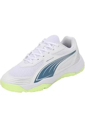PUMA Solarflash Iii Jr buty halowe, uniseks, Biały niebieski horyzont musujące jabłko, 30 EU