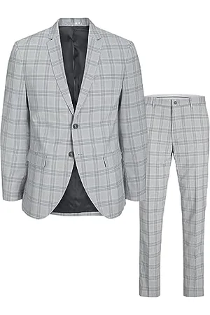JACK & JONES Jprfranco Check Suit Sn garnitur męski, , 52