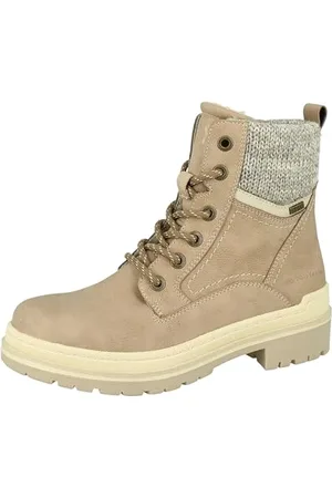 TOM TAILOR Damskie buty 4291904, półdługie, beżowe, rozmiar 38 UE