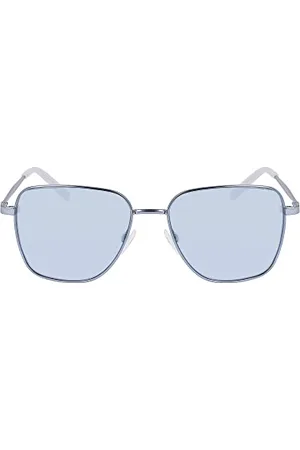 DKNY Damskie okulary przeciwsłoneczne DK116S, matowe, sprane, turkusowe, jeden rozmiar, , Rozmiar uniwersalny