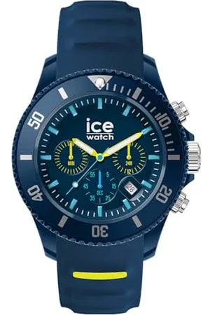 Ice-Watch ICE chrono Blue lime - Mieszany zegarek z plastikowym paskiem - 021426 (Medium)