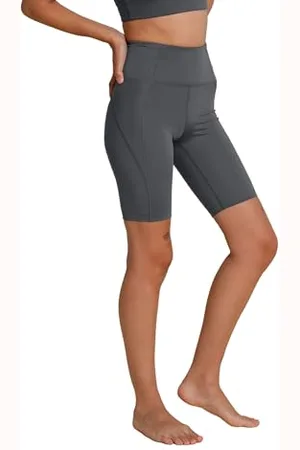 GIRLFRIEND COLLECTIVE Women’s Yoga Shorts High-Rise, Fitness Shorts, Short Leggins, High-Waist Shorts for Yoga and Fitness, Gym and Cycling Shorts