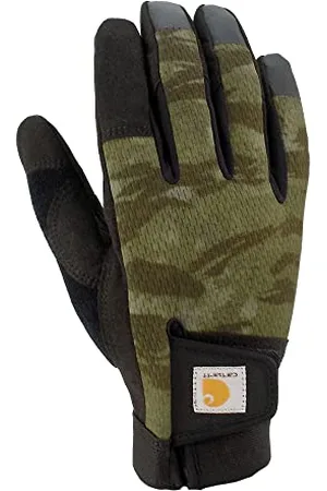 Carhartt Męskie rękawiczki z syntetycznej skóry High Dexterity Touch Sensitive Secure Cuff Glove na zimną pogodę, , rozmiar M, , M