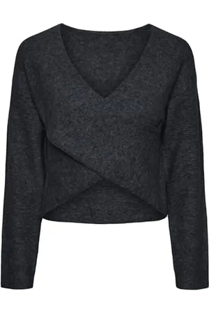 Pieces® Pcnanu Ls Rev Drape Knit Bc, , M
