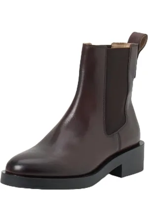HUGO BOSS Damskie buty Iryna_ChBootie_C, ciemnobrązowe, 38