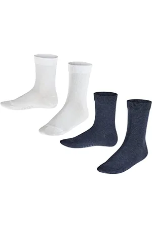 Falke Uniseks - dzieci Skarpety Happy Double Pack K So Bawełna jednokolorowe 2 Pak, , 23-26